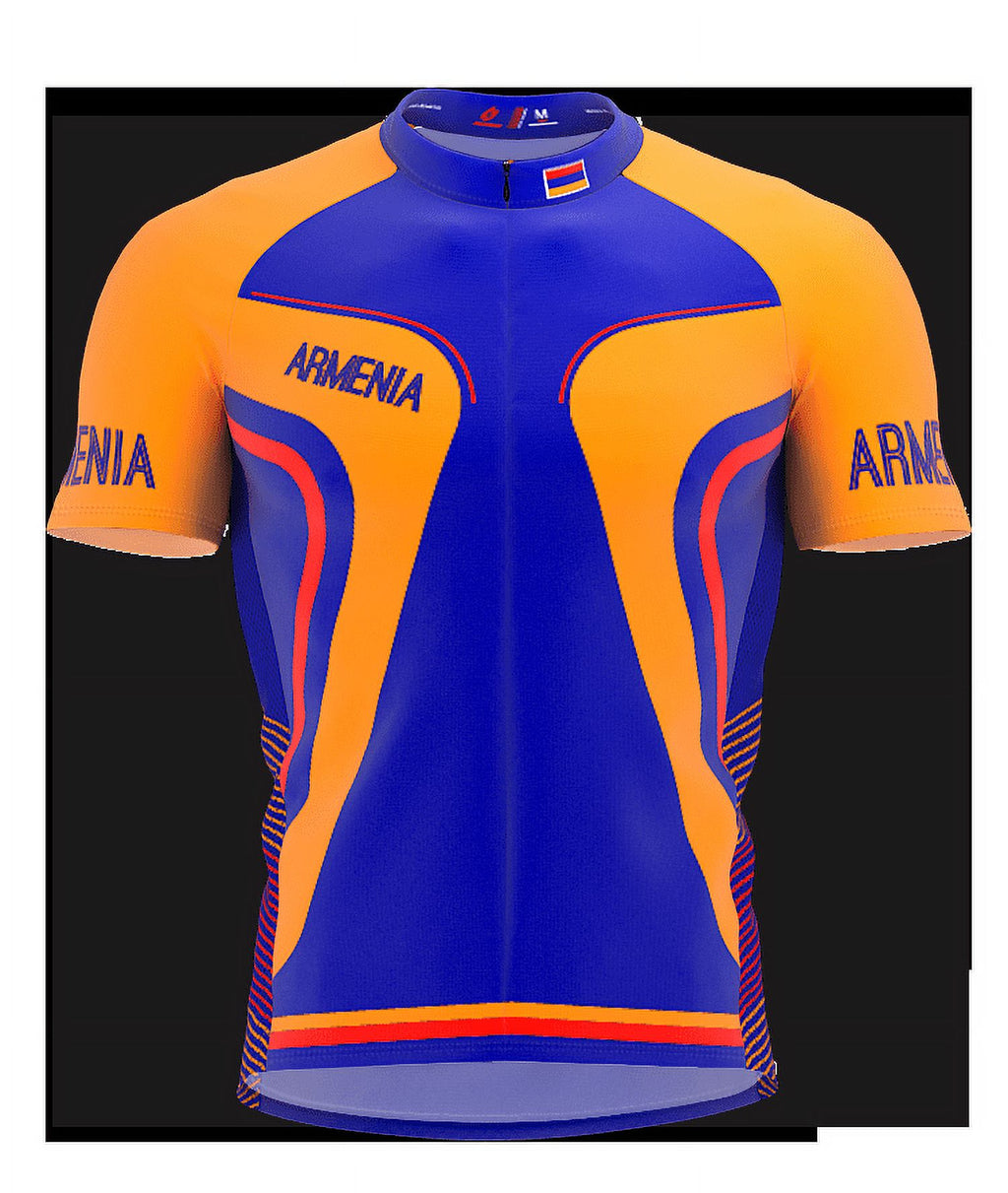 Armenia Full Zipper Bike Short Sleeve Cycling Jersey for Women - Size XS A302624