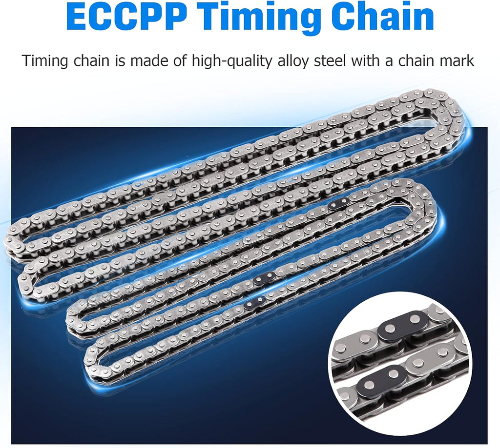 Engine Timing Chain Kit without Water Pump for Chevrolet Malibu Equinox Buick L4 2.0L 2.2L 2.4L K590241