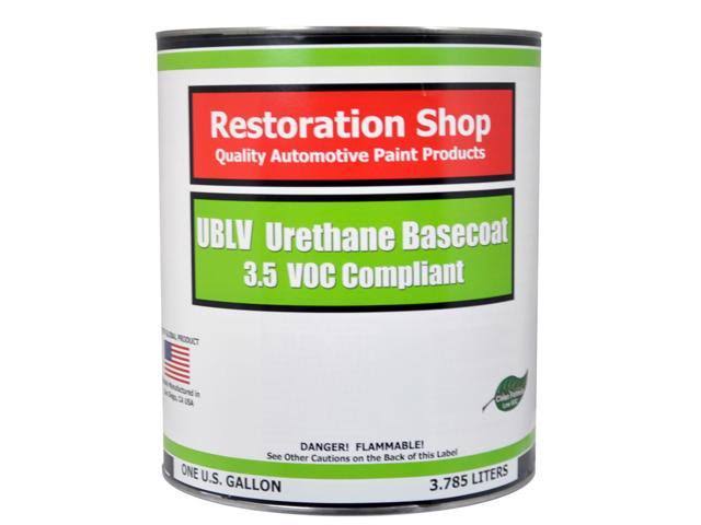 White 1 Gallon Low VOC Urethane Basecoat Car Auto Body Paint U83411