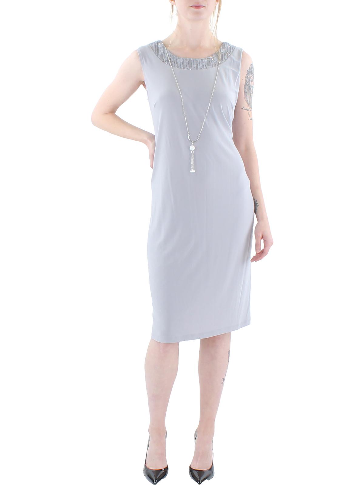 Knit Sleeveless Sheath Dress K6090