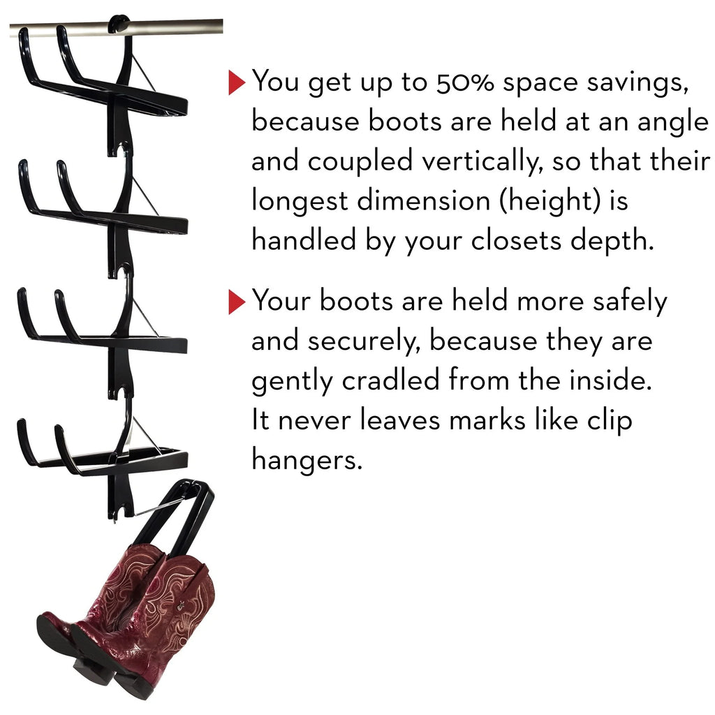 5-Pair Hanging Boot Storage Rack Z248