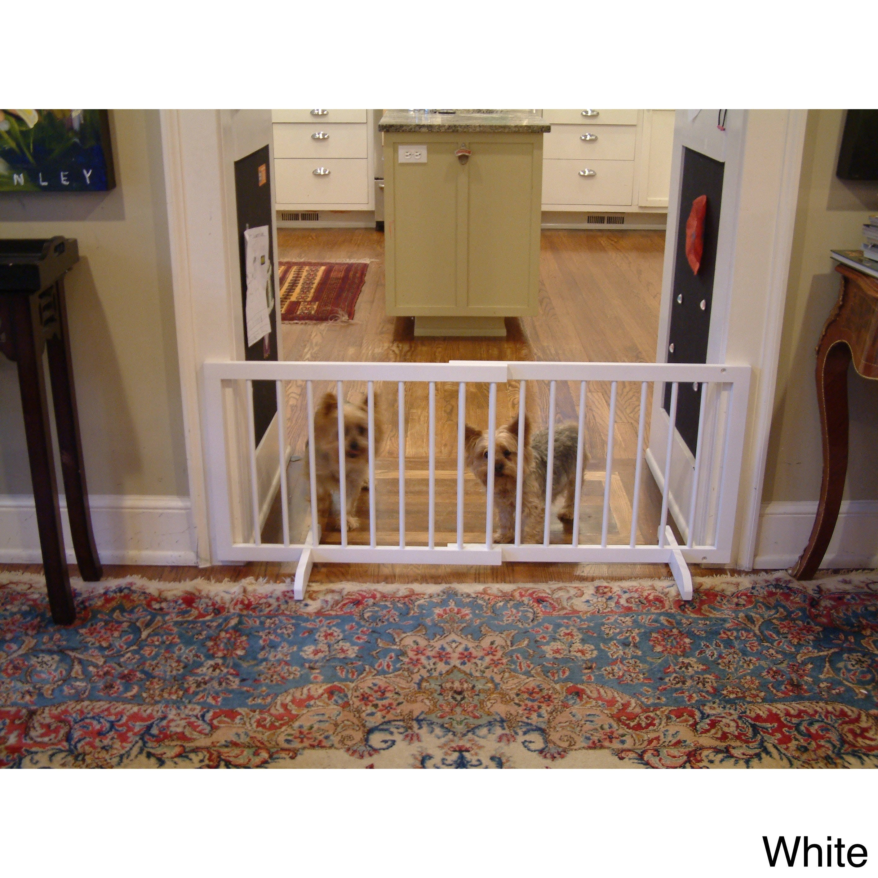White Step Over Pet Gate S765124