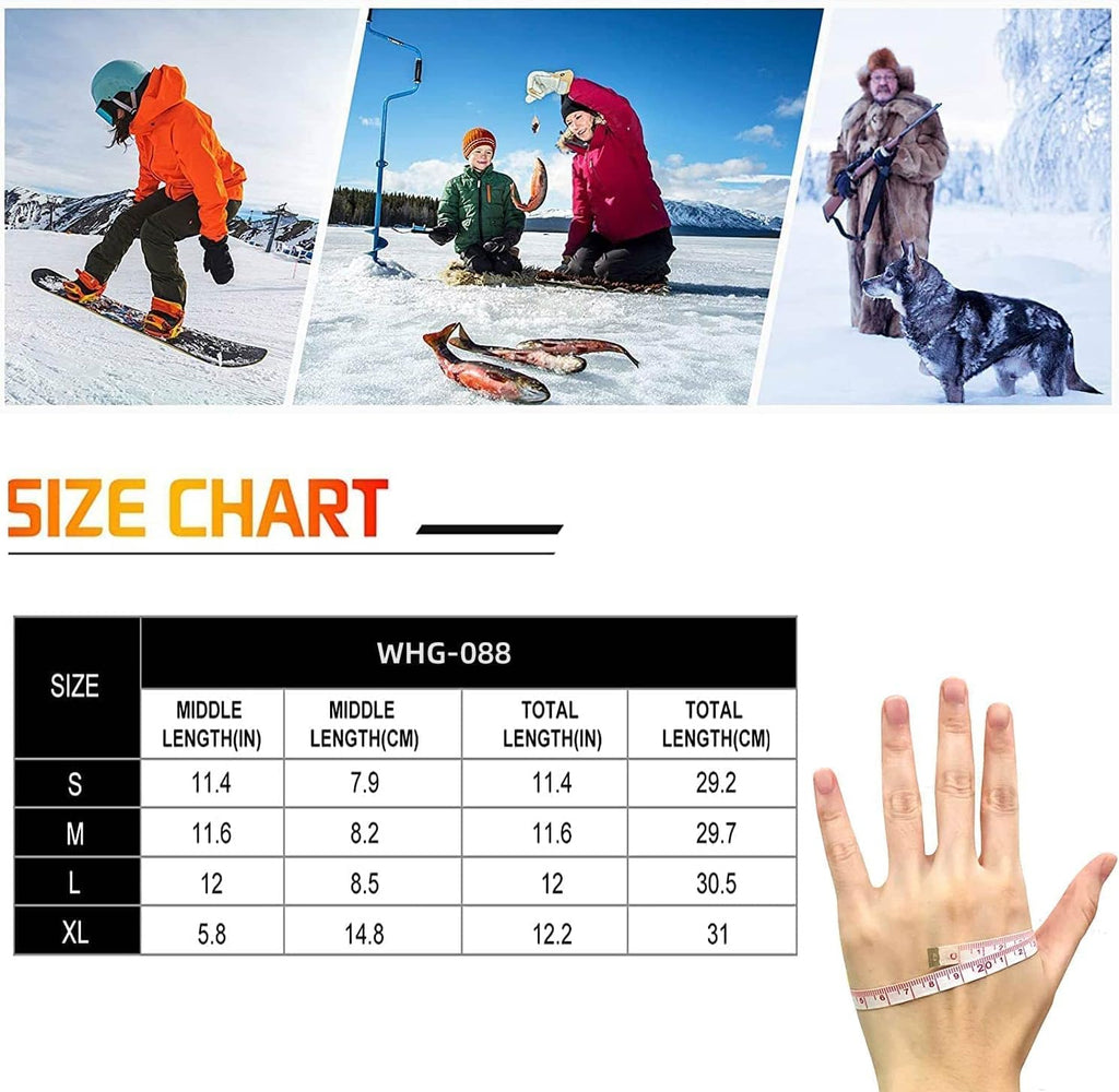 Rechargeable Battery Waterproof Heated Gloves A8127