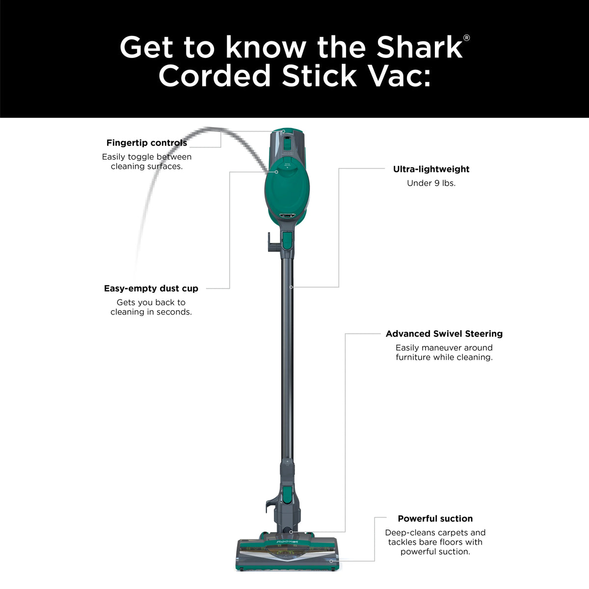 Corded Stick Vacuum Q54799