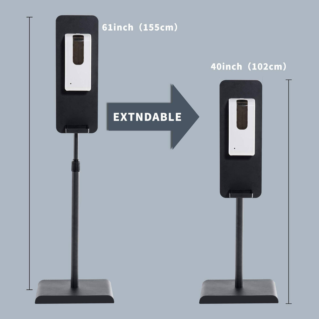 Touchless Automatic Hand Sanitizer Dispenser Stand with 0.5 Gallon Gel A518894
