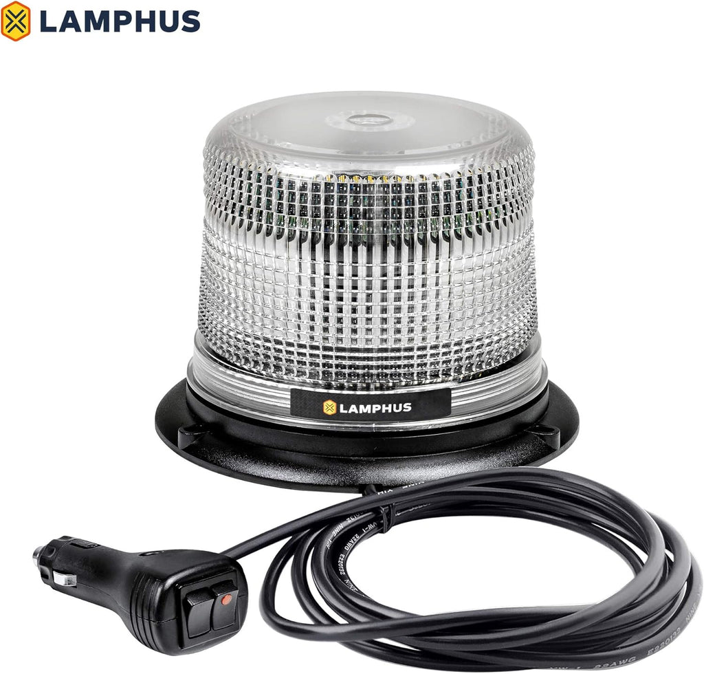 5" 12W Blue LED Beacon Warning Strobe Light, Pack of 2 K164