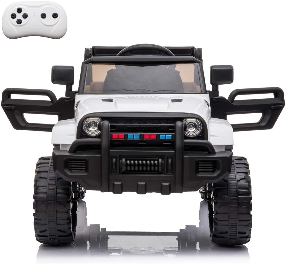 Black Kids Ride On Truck 12V Electric Car U579513