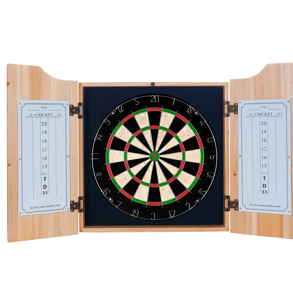Dart Board Set with Cabinet A100977