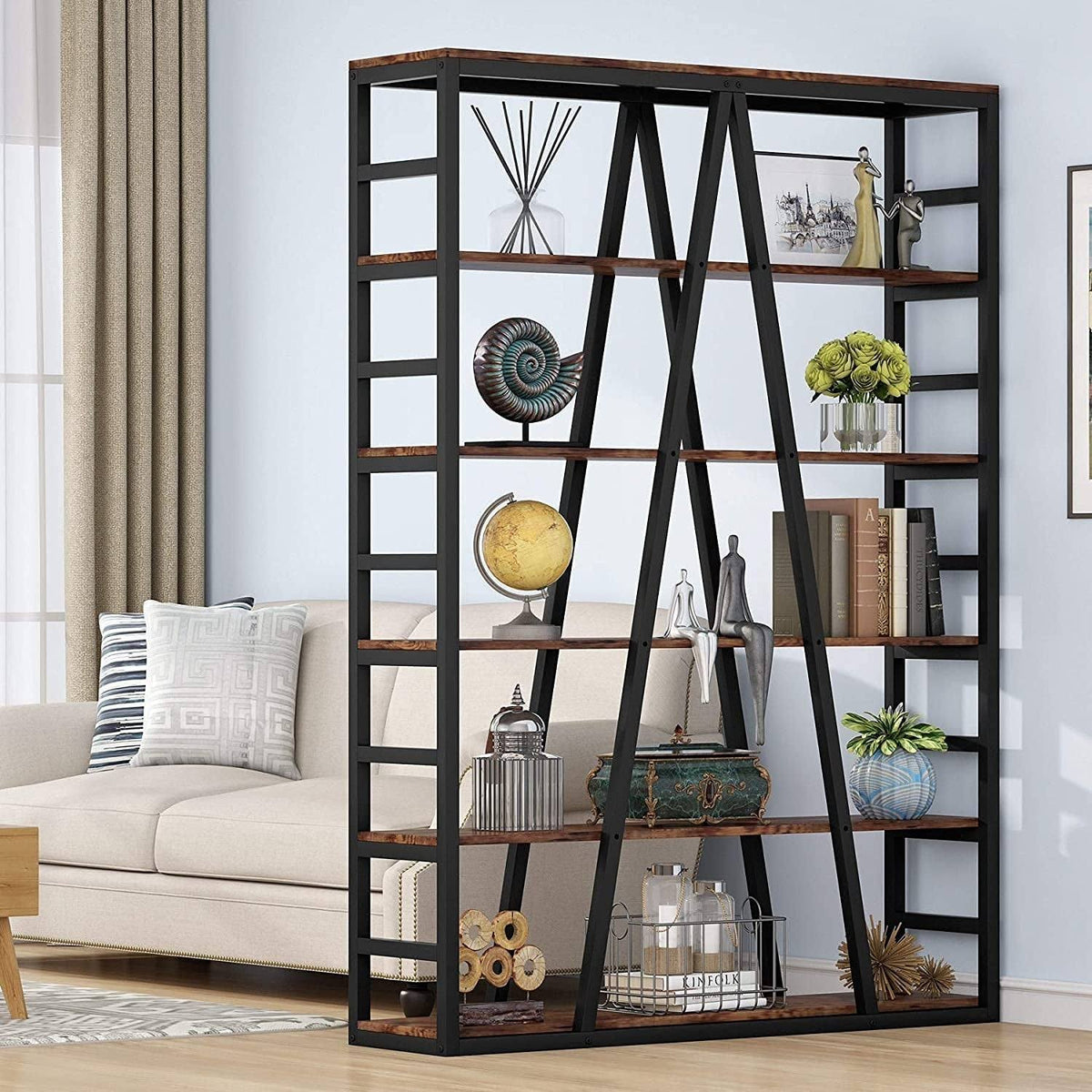 White Open Bookshelf B97825