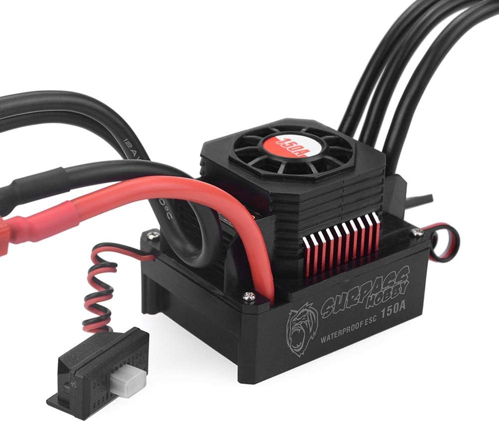 150A Brushless ESC Waterproof Electric Speed Controller Pack of 2 W373