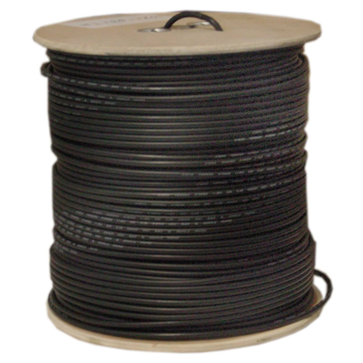 RG58/AU Coaxial Cable Black 20 AWG Copper Stranded Center I463