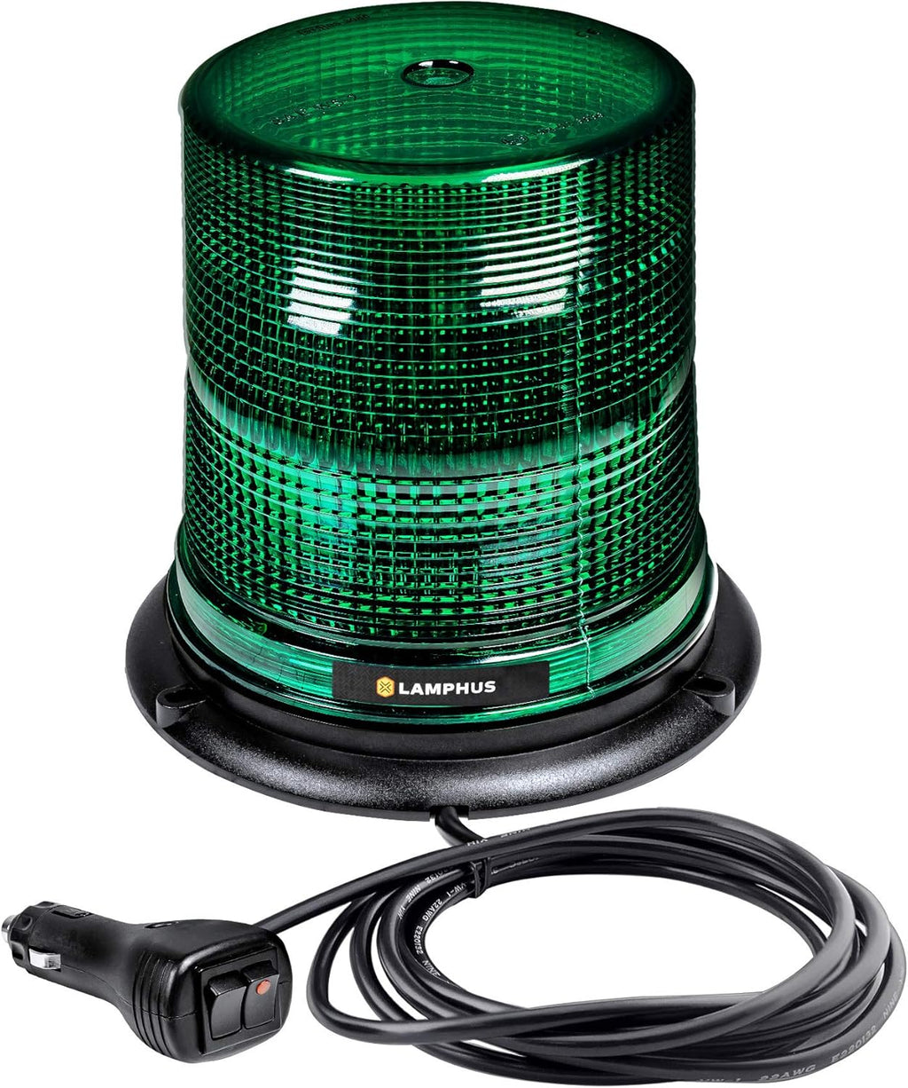 5" 12W Blue LED Beacon Warning Strobe Light, Pack of 2 K164