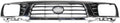 Chrome Shell Grille with Painted Black Insert R738689