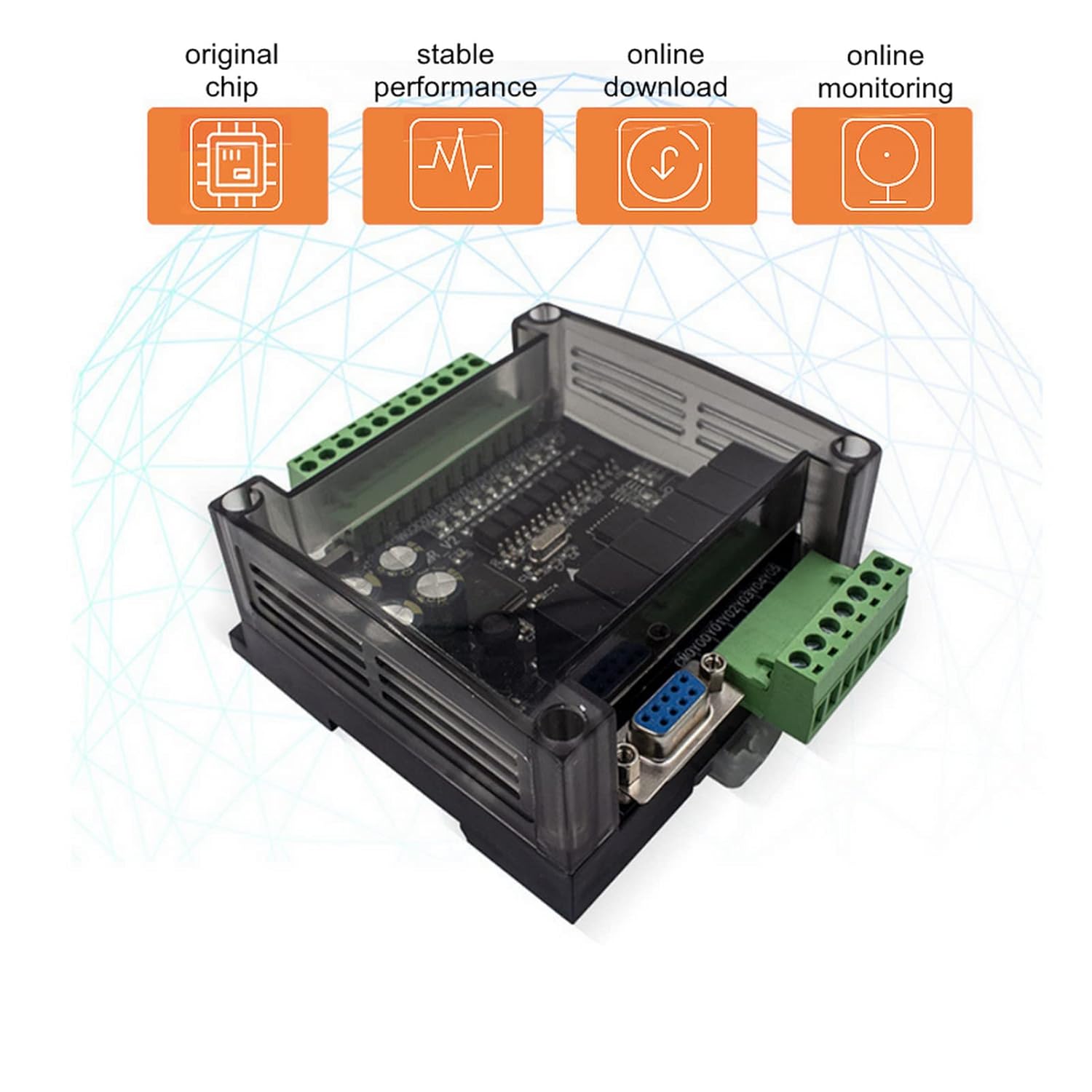 Pack of 2 Programmable Logic Controller Relay Output V460