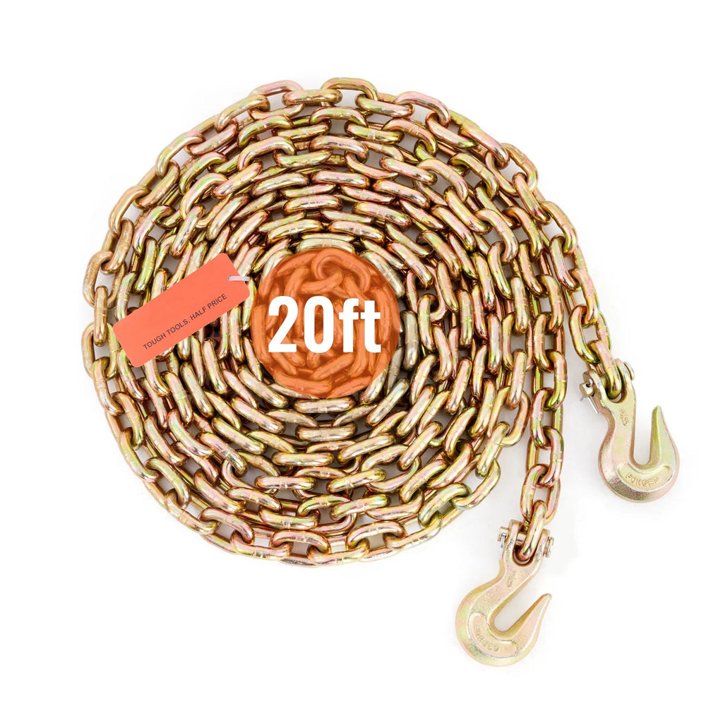 G80 Tow Chain with Hooks 3/8'' x 20' D626100