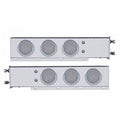 Red LED Stainless Spring Loaded Light Bar with Six 36 LED Lights Y138223