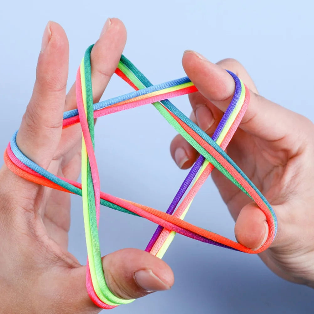 16 Pcs Nylon Finger Traps Hand Toys Z253674