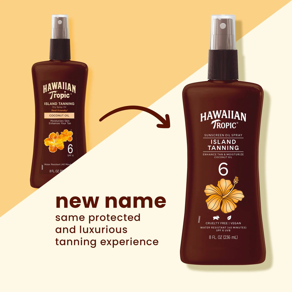 6 SPF Tanning Oil Spray 8oz V4172