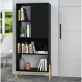 Black Geometric Bookcase H816