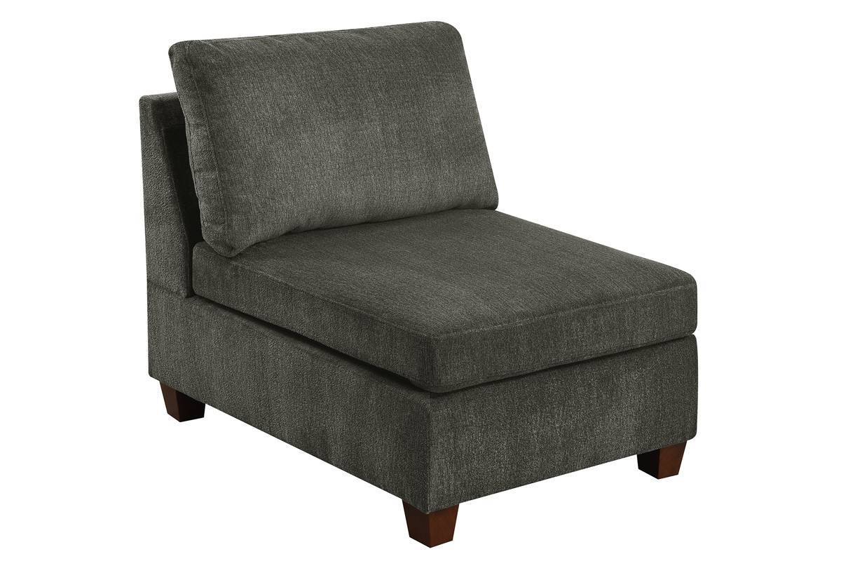 Grey Chenille Modular Sectional 9pc Set H785
