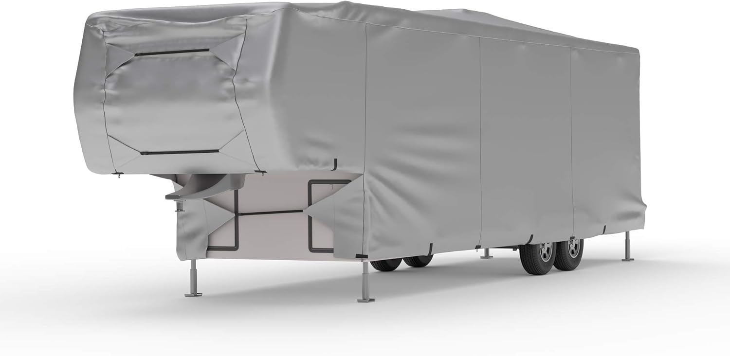 Weatherproof RV Cover for 5th Wheel RV 30' - 32' Long with Fleece Lining O609604