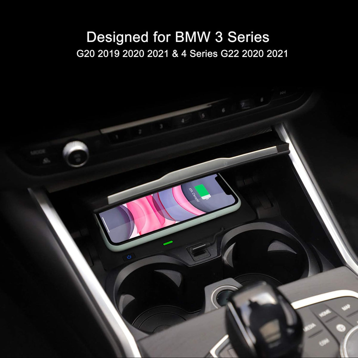 Wireless Charging Pad for BMW 3 Series and 4 Series, Pack of 2 M31874