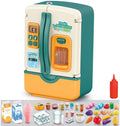 Blue/Pink Kids Simulation Refrigerator Pretend Play Toy X87462