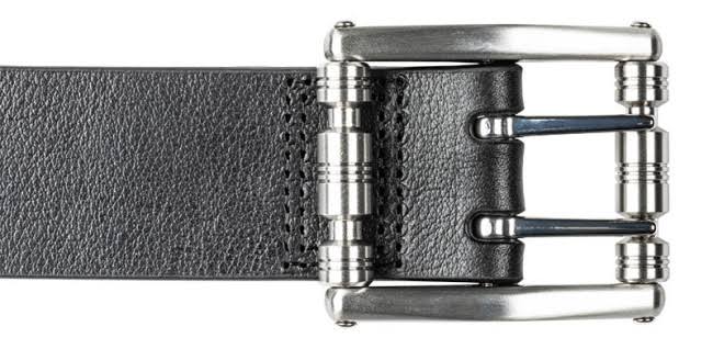 Black Leather Belt B7010