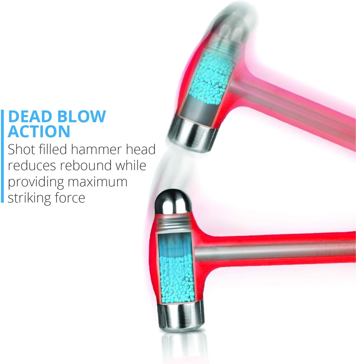 Dead Blow Ball Peen Hammer (46 oz) Pack of 2 M987790