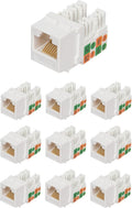 White Punch Down Keystone Jack (50 Pack) F1054