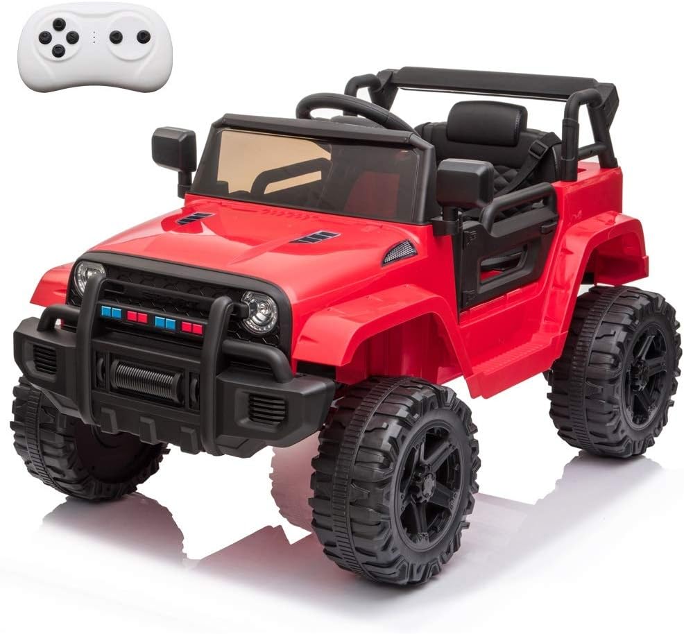 Black Kids Ride On Truck 12V Electric Car U579513