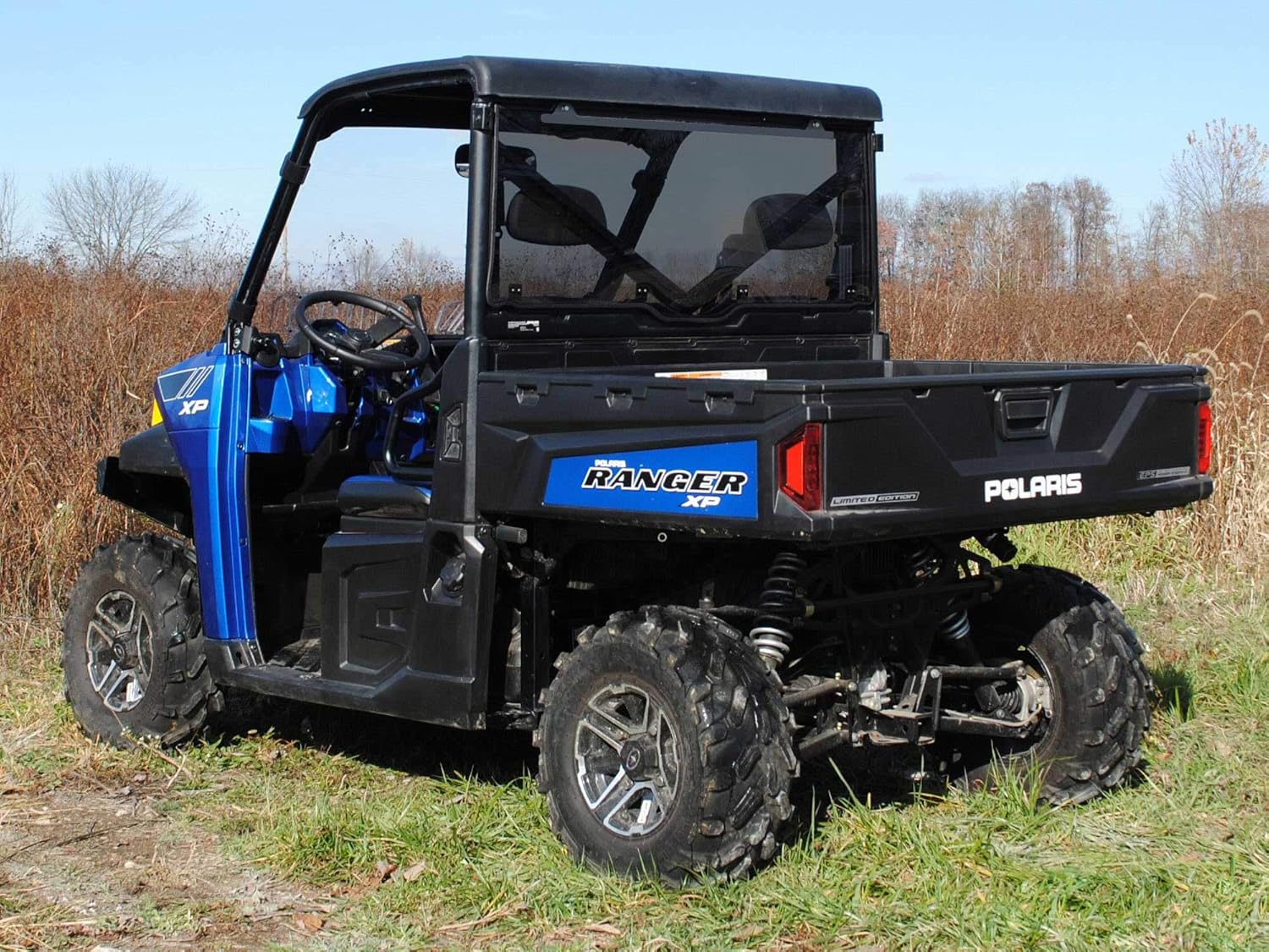Rear Windshield for Polaris Ranger 900 Crew, 1/4 Thick Light Tint Polycarbonate M117446