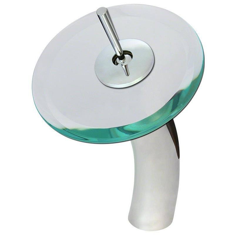 Turquoise/Brushed Nickel Vessel Sink K4814