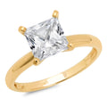 18K Yellow Gold Solitaire Engagement Ring Q67621