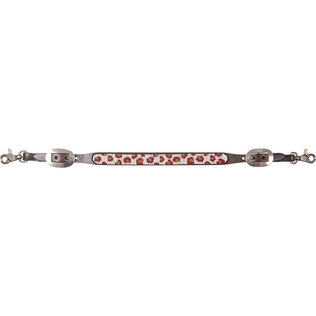 Blue Beaded Wither Strap L819