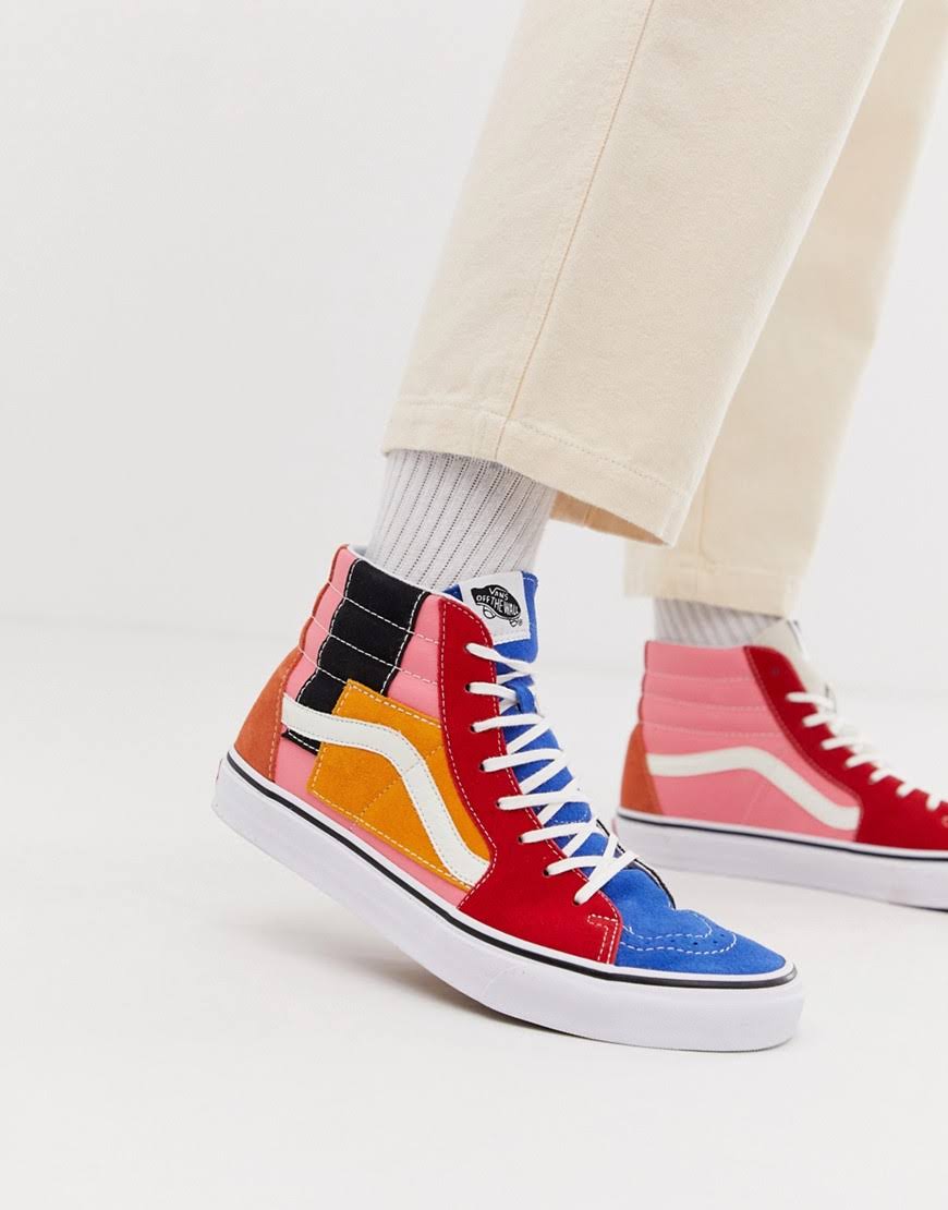 Multi True White Sk8-Hi Shoes X610