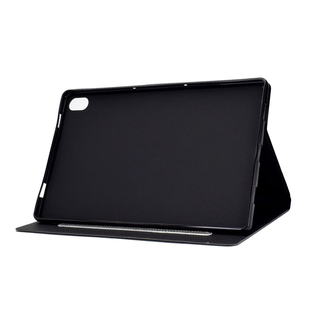 Black Leather Folio Stand Cover for iPad 10.9 Inch Y80138