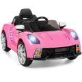 Pink 12V Battery Powered Electric Ride on Car with LED Lights H1584