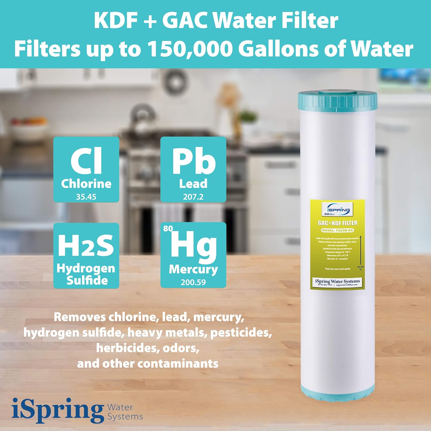 4.5” x 20” Whole House Water Filter Replacement Cartridge P9798