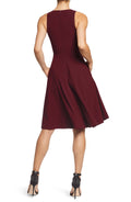 Burgundy Red Dress C29875