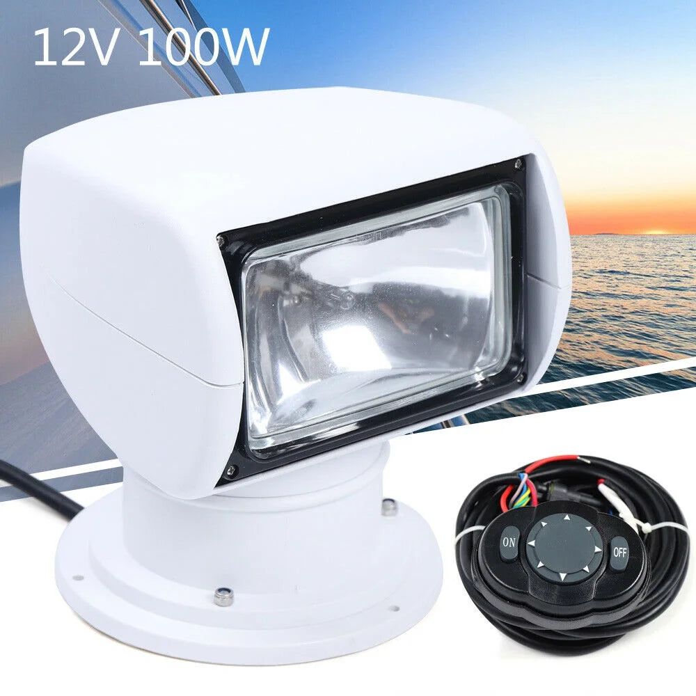 White 12V Remote Control Spotlight L102