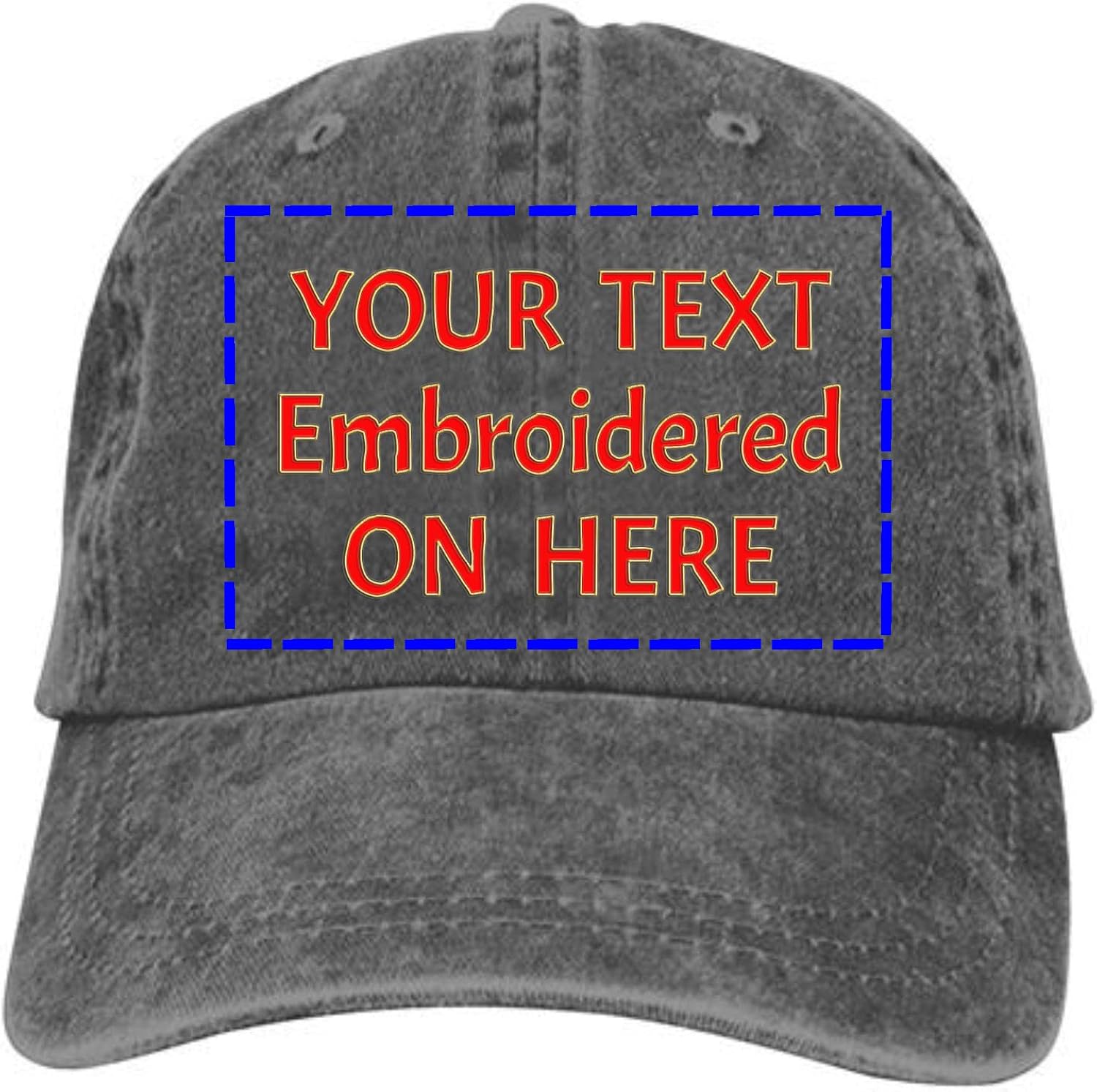 Embroidered Dad Hat with Strap Closure Q563