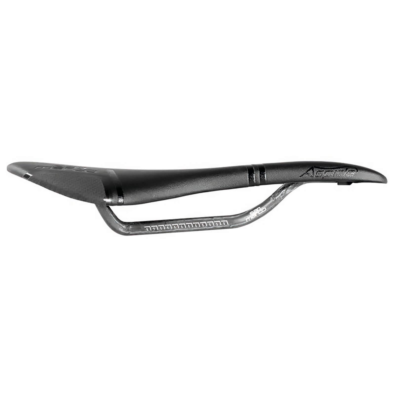 Black Open Wide Saddle W4889