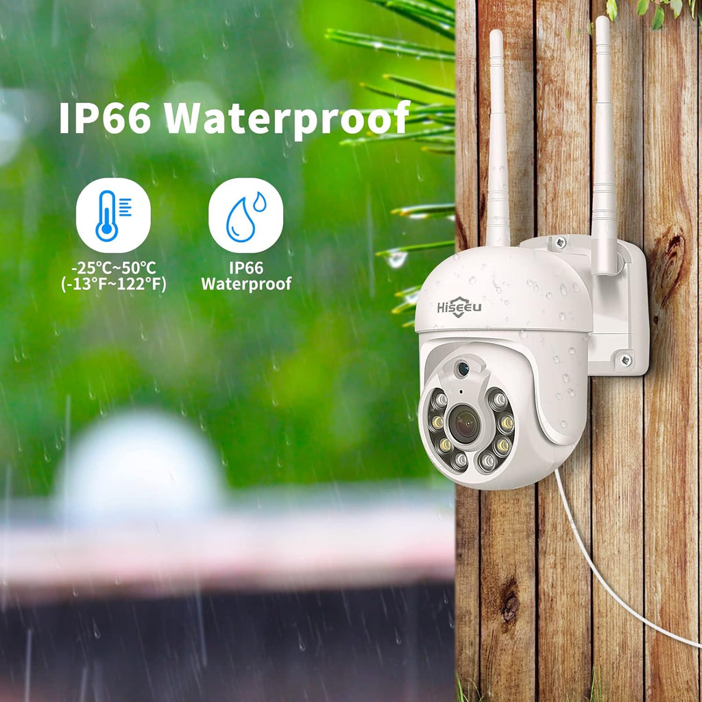 3MP Outdoor Wireless Security Camera with Floodlights H758