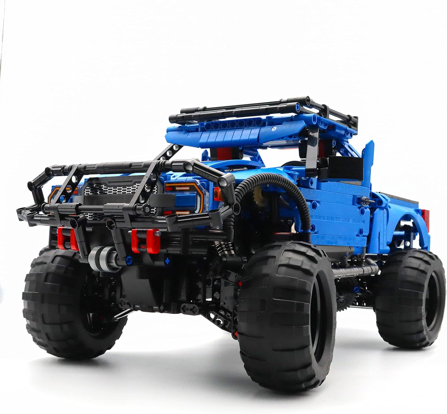 Blue Racing Car Off-Road Vehicle Building Blocks Kit Toy (1630PCS) S993016