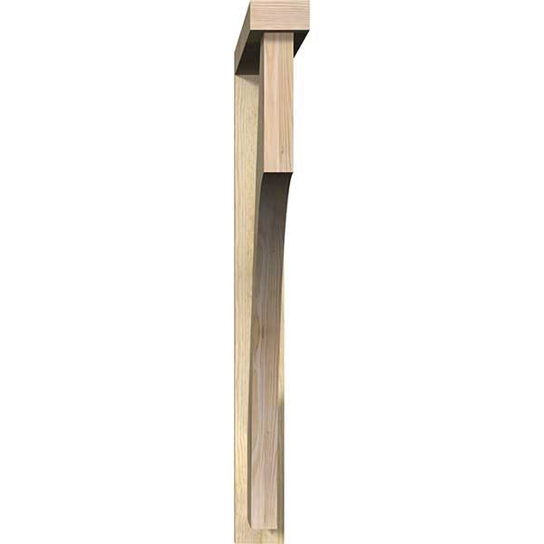 Douglas Fir Rough Sawn Bracket with Offset Brace X52755