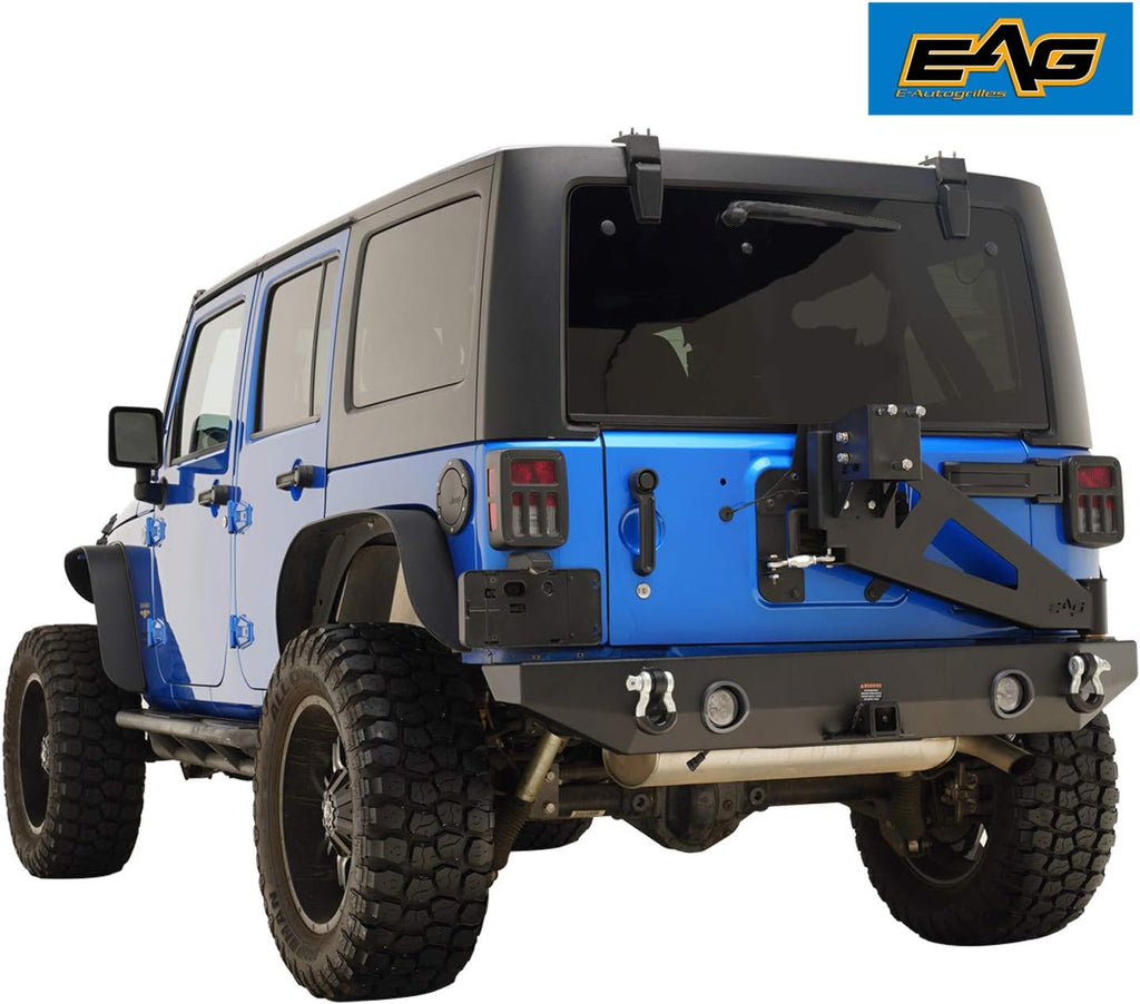 Stubby Front Bumper and Rear Bumper with Tire Carrier Combo K552