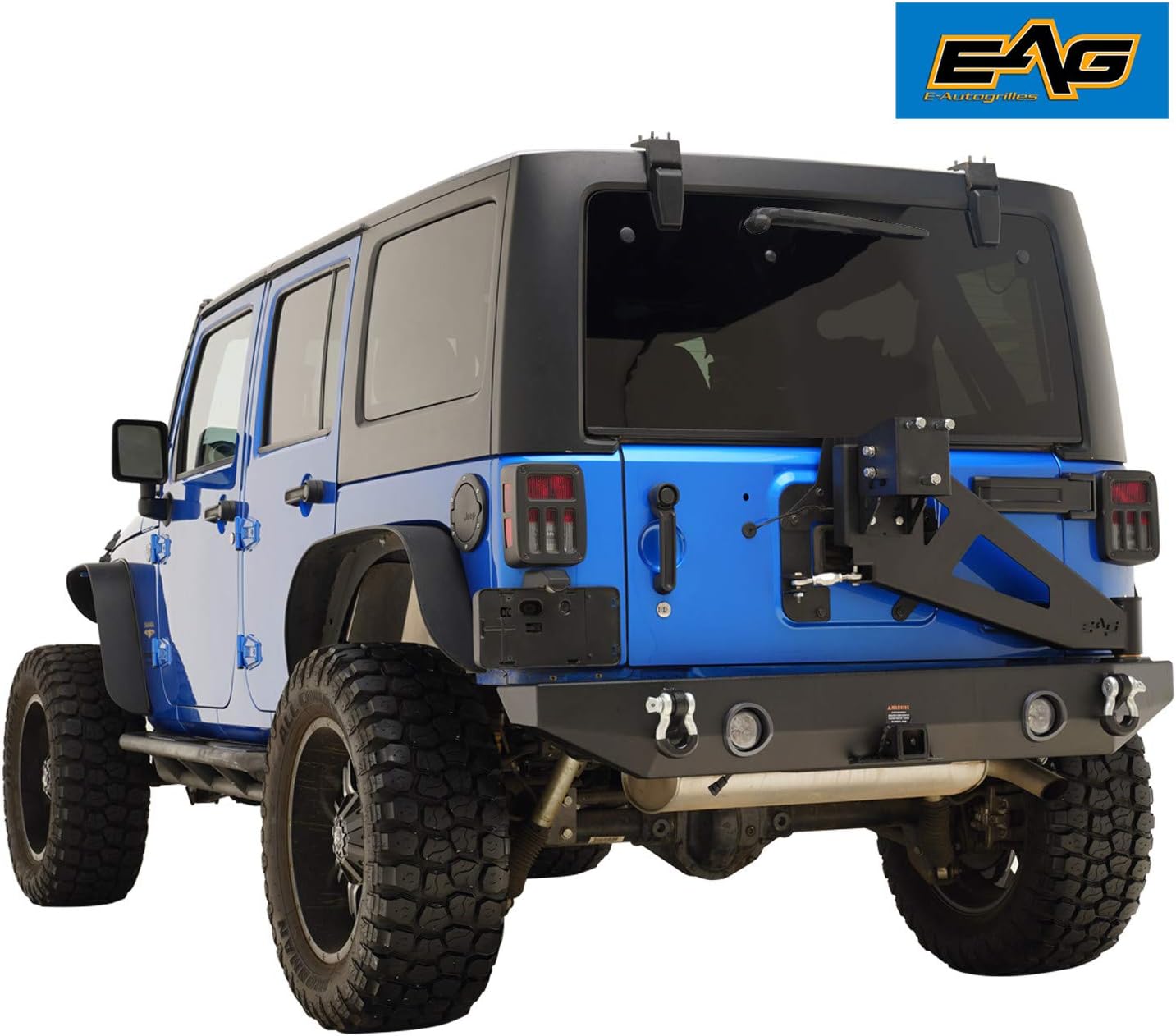 Stubby Front Bumper and Rear Bumper with Tire Carrier Combo K552
