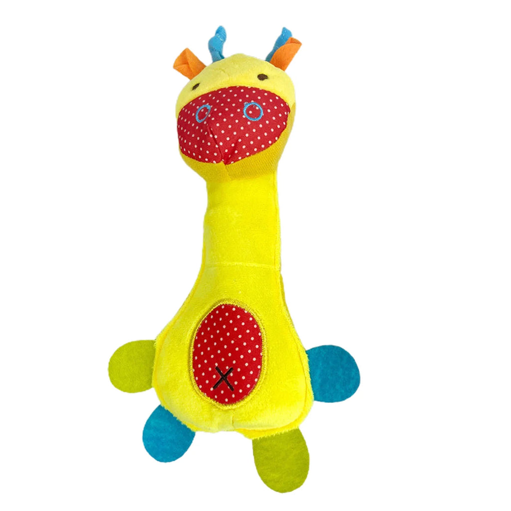 Squeaky Dog Toys Plush Cartoon Dolls E5135