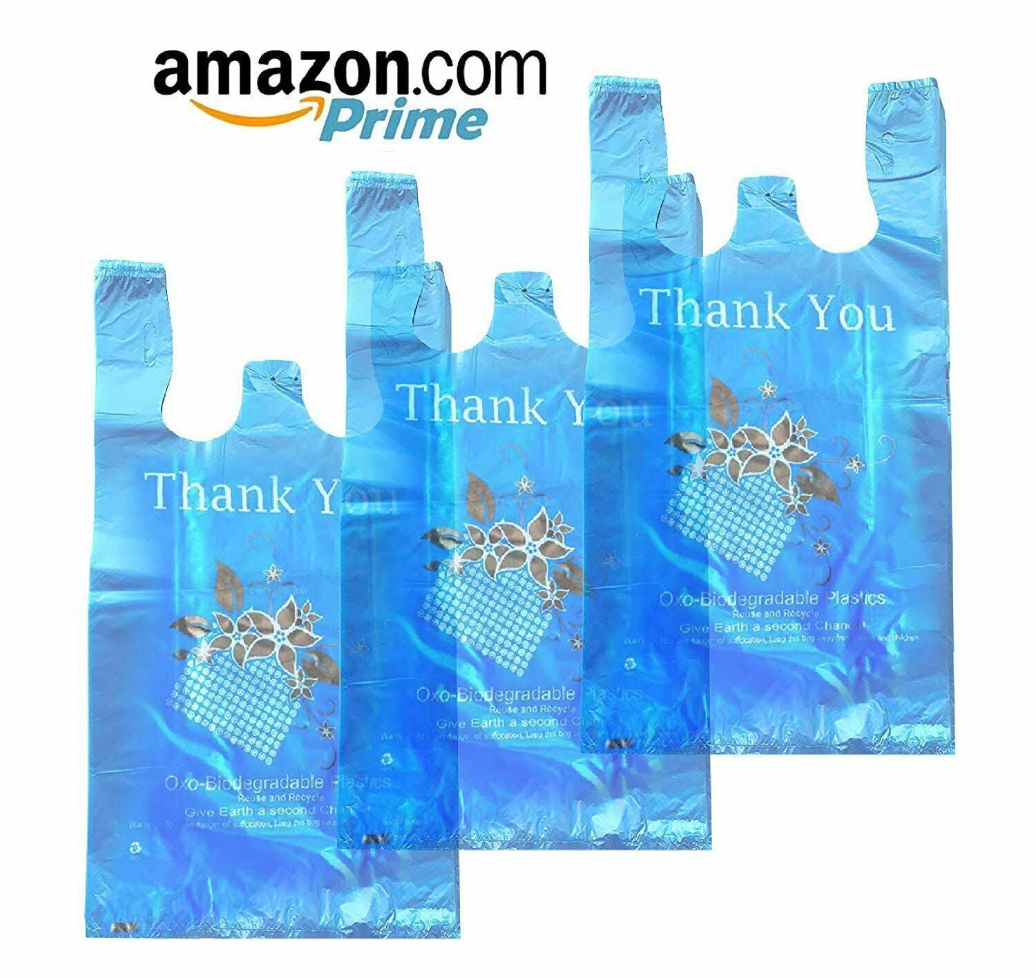 Blue Oxo-Biodegradable Plastic Bags 18x8x32 C1252